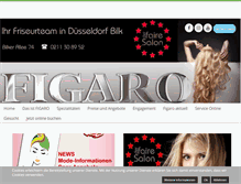 Tablet Screenshot of figaro-hair.de